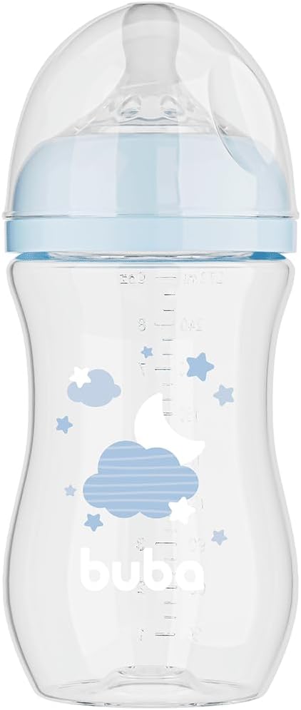 Mamadeira Buba Easy Flow Nuvem Azul 270ml