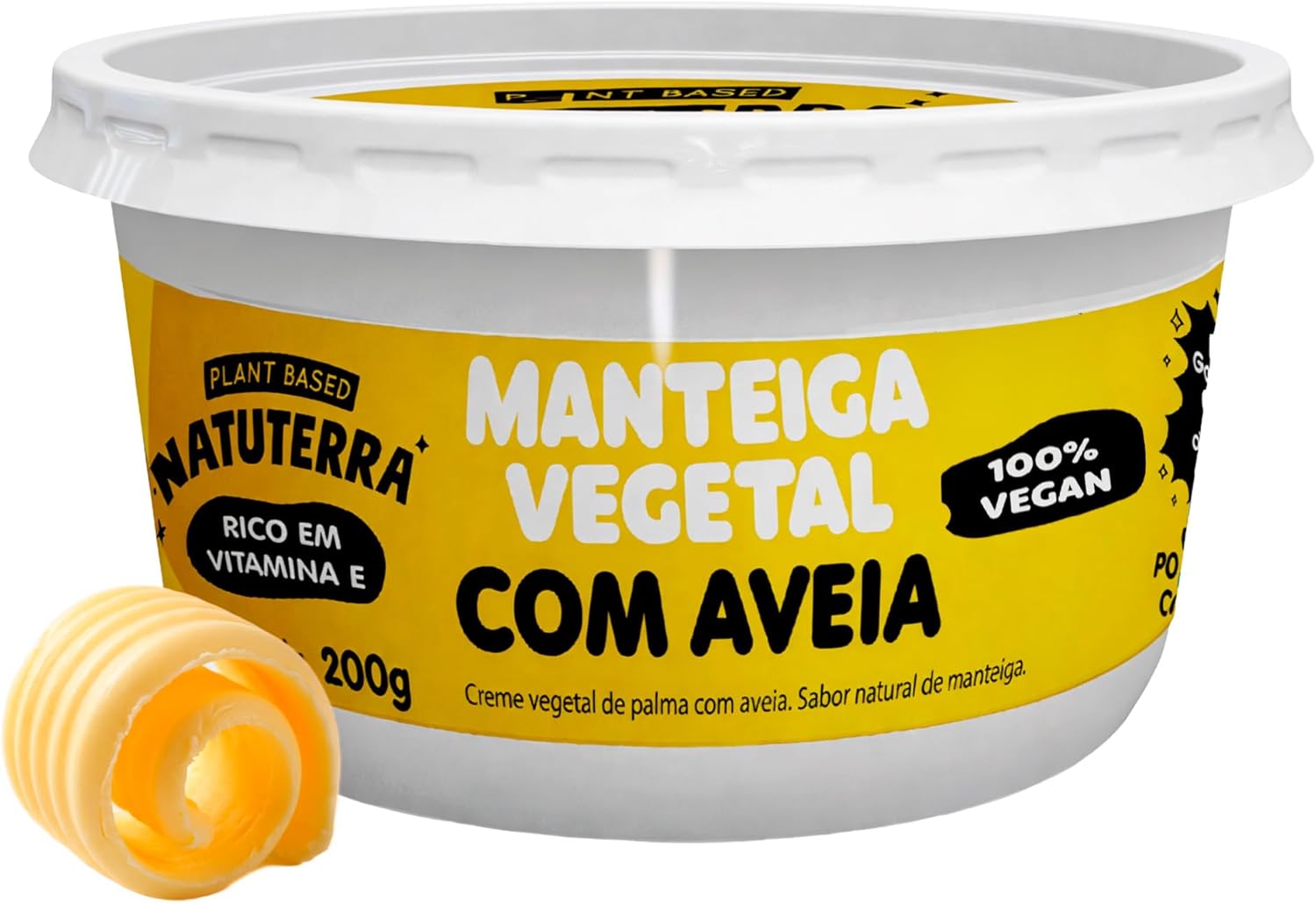 Manteiga Vegana de Aveia Natuterra 200g: Vale a pena?