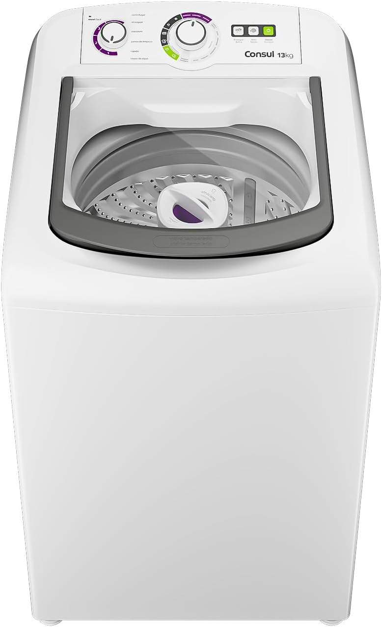 Máquina de Lavar 13kg Branca Consul com Dosagem Econômica - CWH13AB