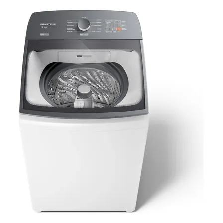 Máquina de Lavar Brastemp 14Kg Branca Smart Sensor - BWJ14AB