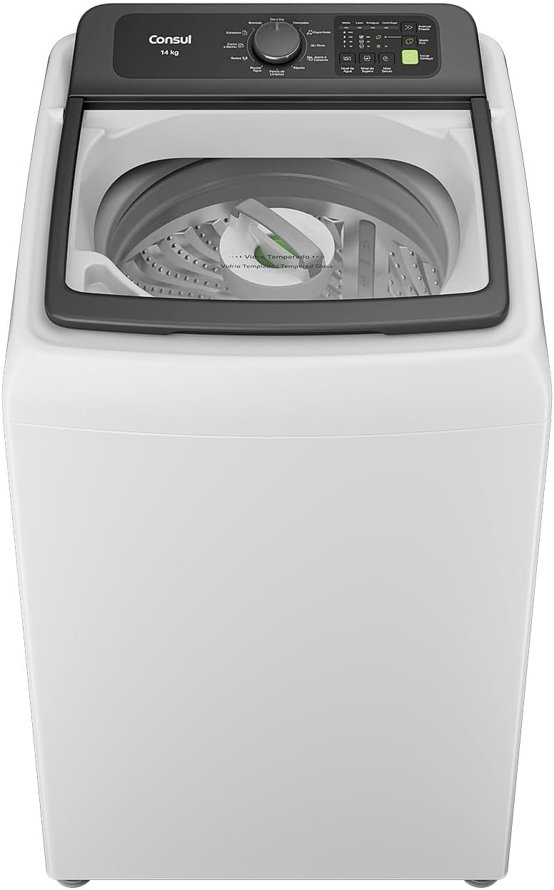 Máquina de Lavar Consul 14kg Branca com Modo Eco - CWN14AB