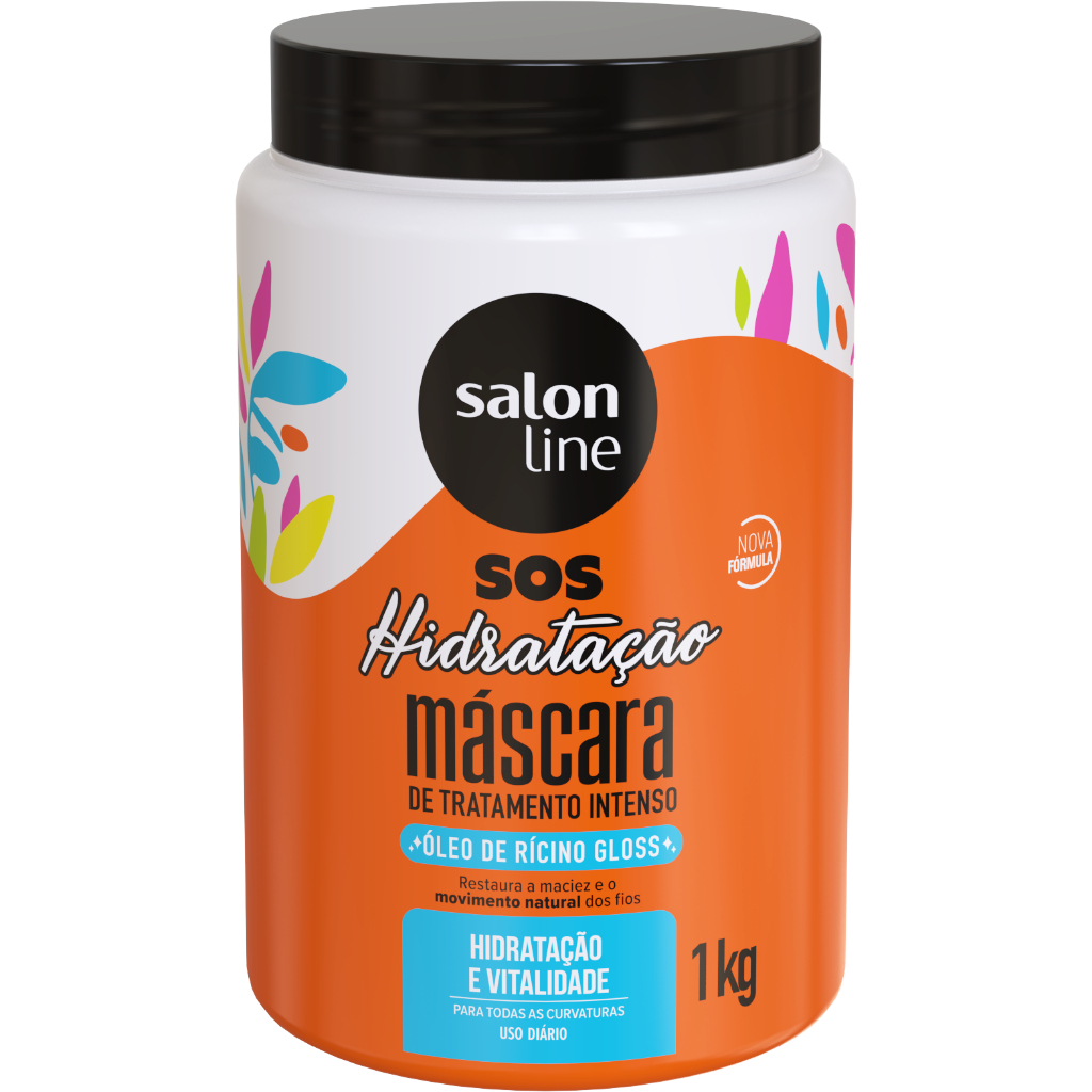 Máscara Salon Line S.O.S Hidratação Óleo de Rícino 1kg - Review