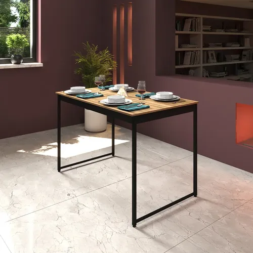 Mesa Compacta 105x45cm Estilo Industrial Moderna