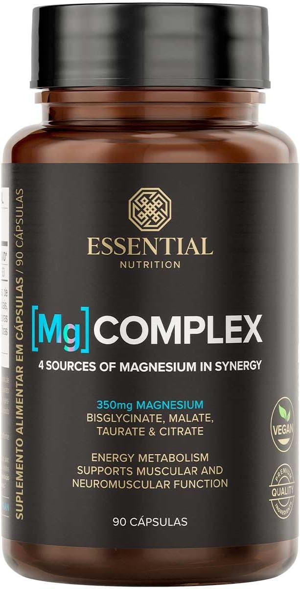 Mg Complex: O Mix de 4 Tipos de Magnésio da Essential Nutrition