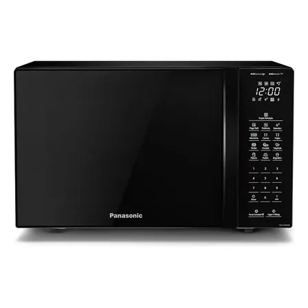 Micro-ondas Panasonic Dupla Refeição 34L Black Glass NN-ST66NBRU