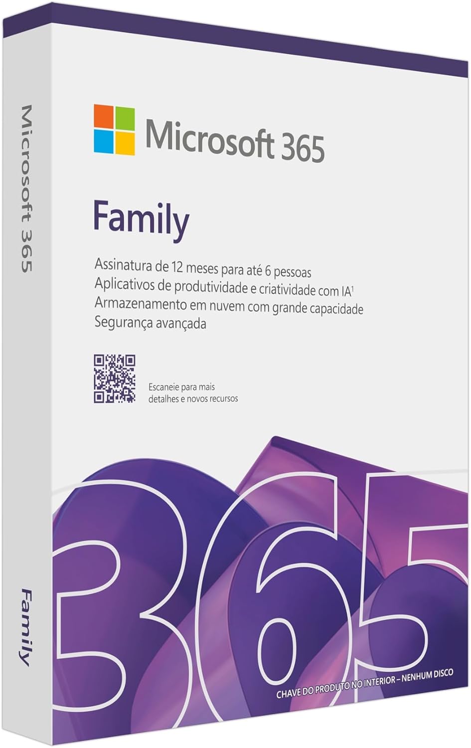 Microsoft 365 Family com Copilot: 6 Usuários e 6TB de OneDrive