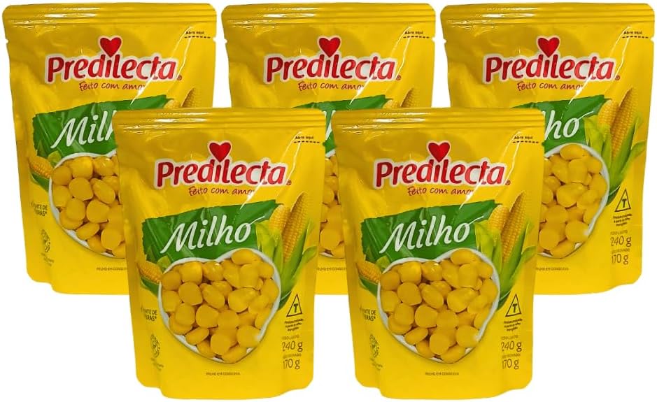 Milho Verde Predilecta em Sachê 170g - Kit com 5 Unidades