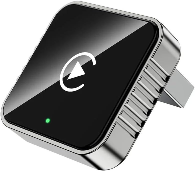 Mini Adaptador CarPlay e Android Auto Sem Fio 2 em 1