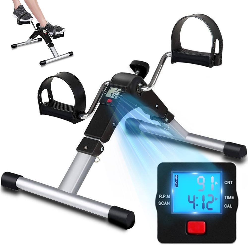 Mini Bicicleta Ergométrica Portátil: Ciclo Bike Dobrável para Treino em Casa