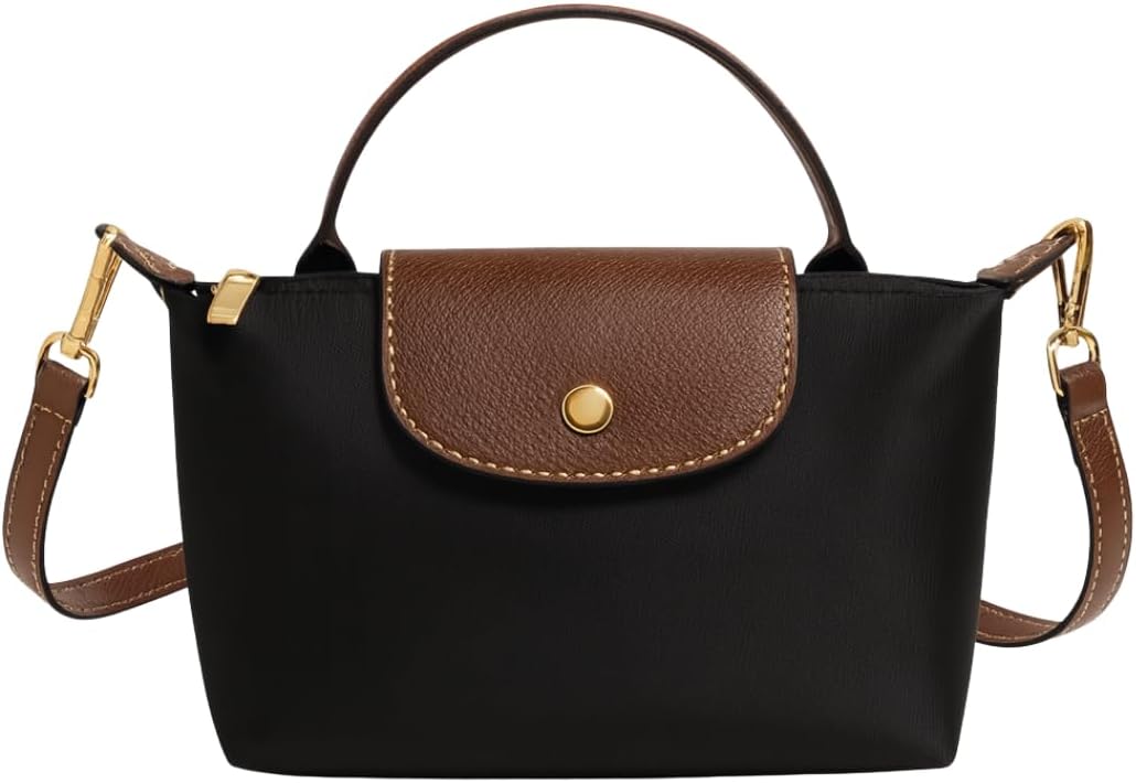 Mini Bolsa Transversal Feminina Color Block com Alça Ajustável