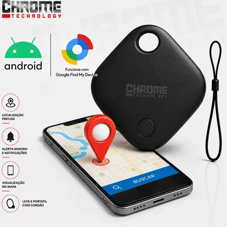 Mini Localizador Rastreador Smart Tag GPS Compatível com Android