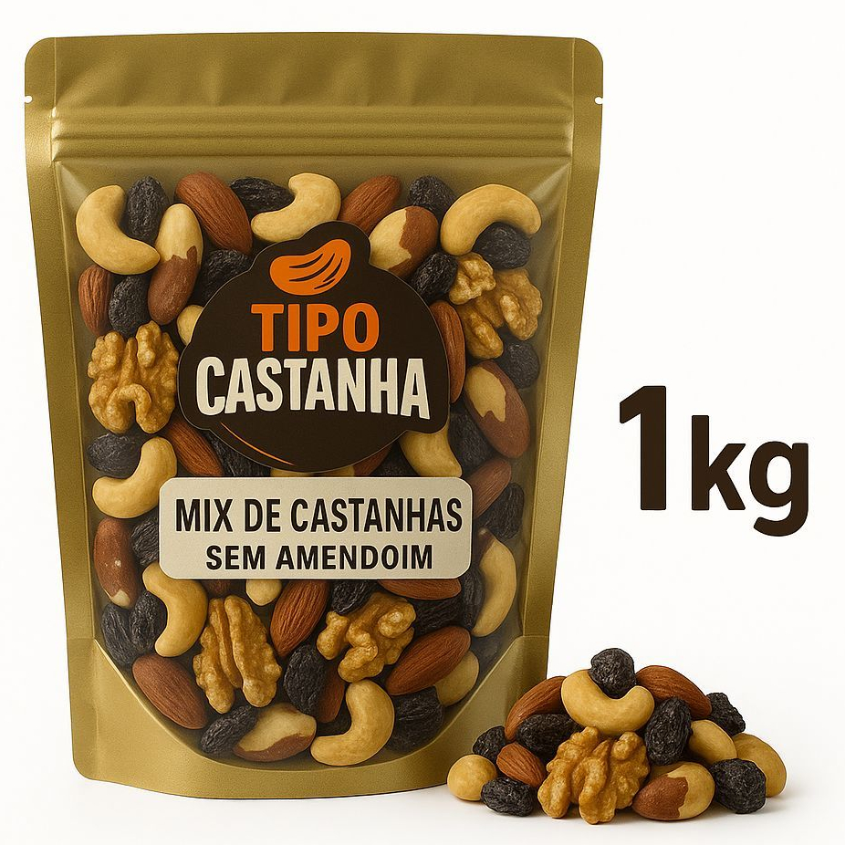 Mix de Nuts e Castanhas Selecionadas Sem Amendoim