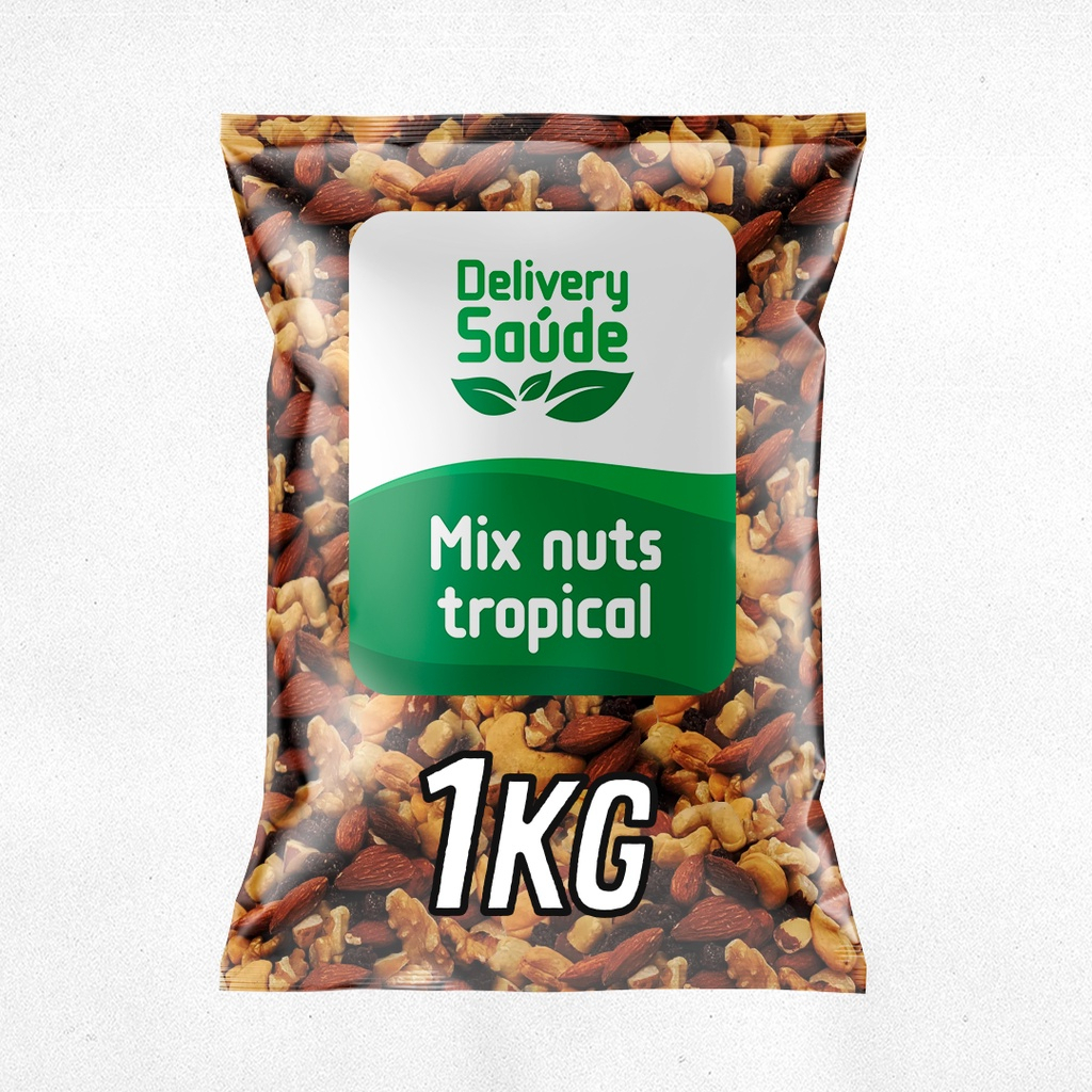 Mix Premium Nuts com Castanhas, Amêndoas, Nozes e Frutas Secas 500g ou 1kg