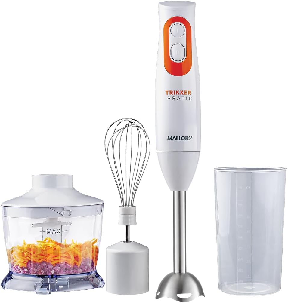 Mixer Mallory Trikxer Pratic 3 em 1: Versatilidade na Cozinha
