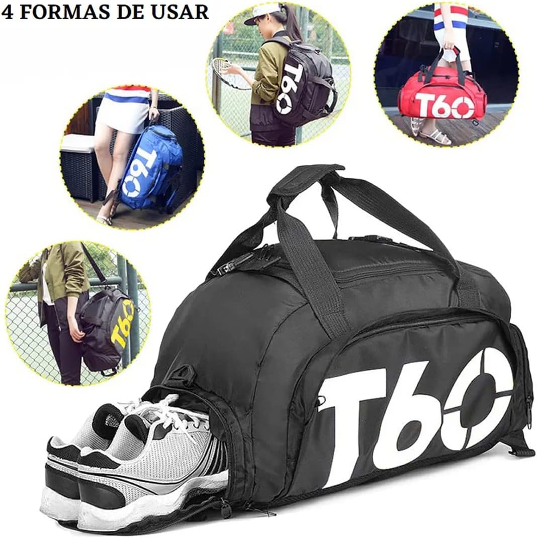 Mochila Mala T60 para Academia, Natação e Camping