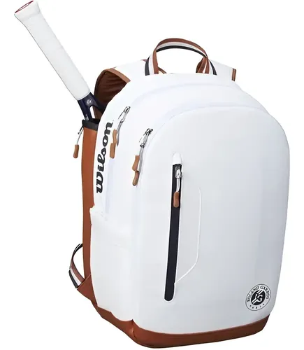 Mochila Raqueteira Wilson Roland Garros Tour Branca