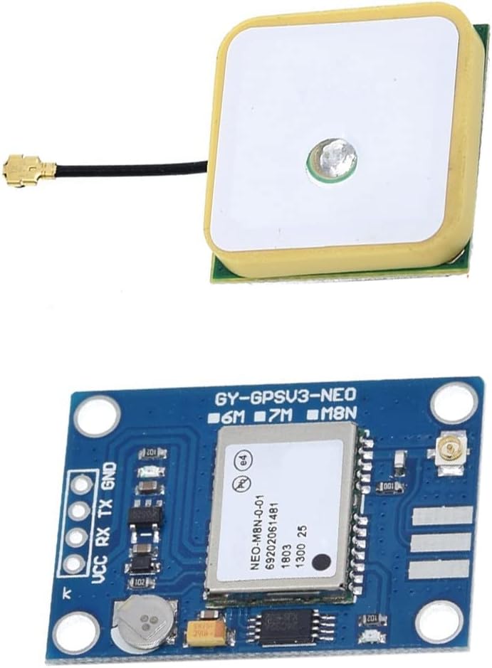 Módulo GPS Cenroelon NEO-M8N para Controladores de Voo PX4 e APM