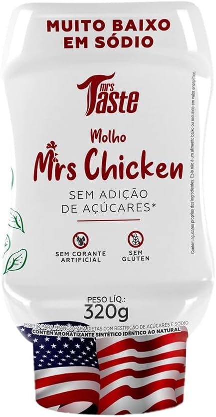 Molho Mrs Chicken Mrs Taste: Sabor no Frango Sem Calorias