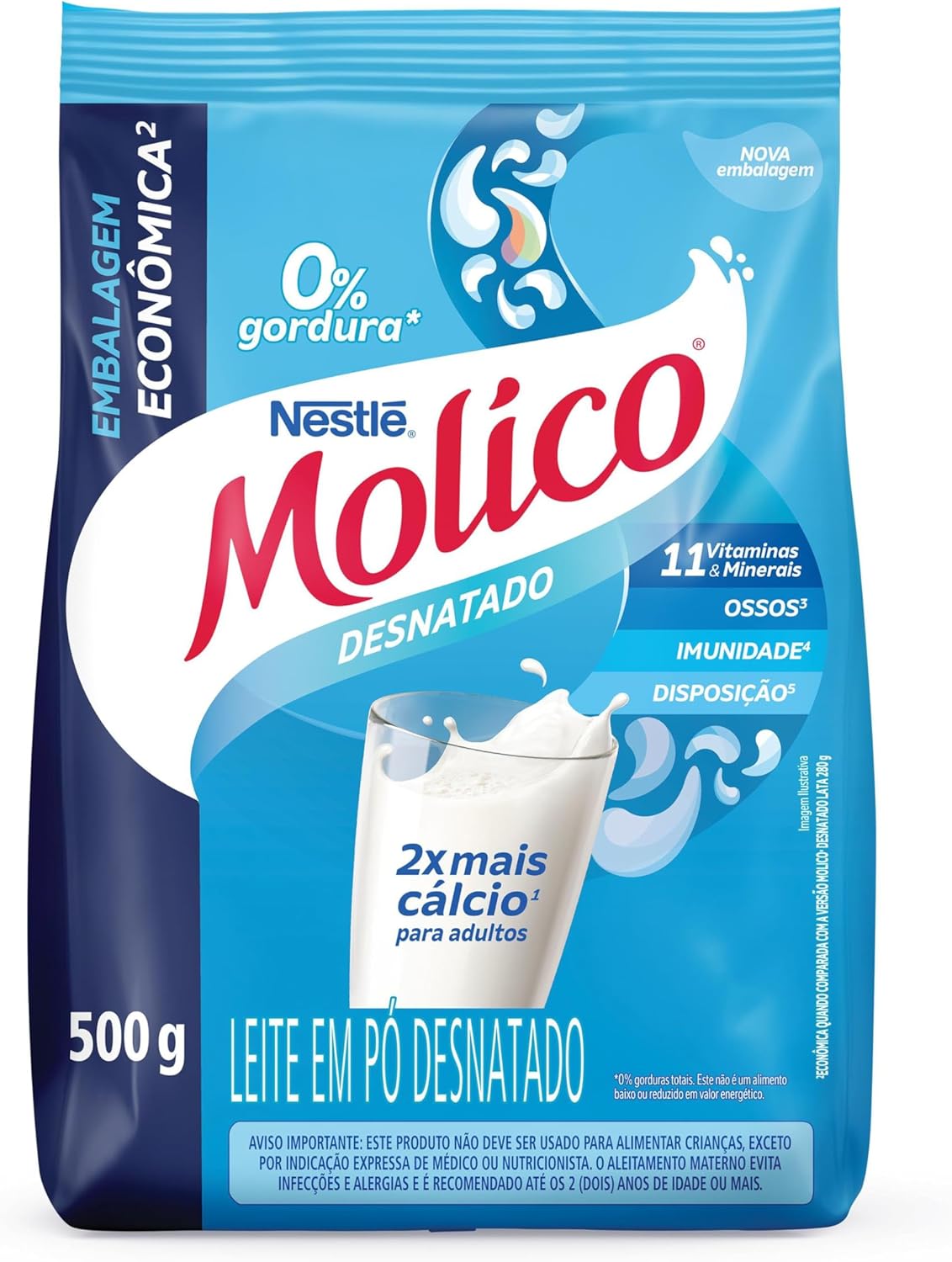Molico Total Cálcio: O Leite em Pó Desnatado para o Dia a Dia