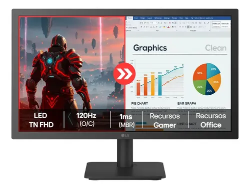 Monitor LG FHD Home & Office 22U403A-B 22" 120Hz: Vale a Pena?