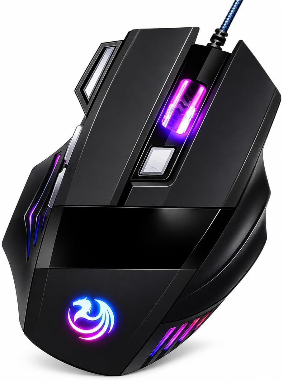 Mouse Gamer 7 Botões 3200 DPI LED RGB | Review Completo