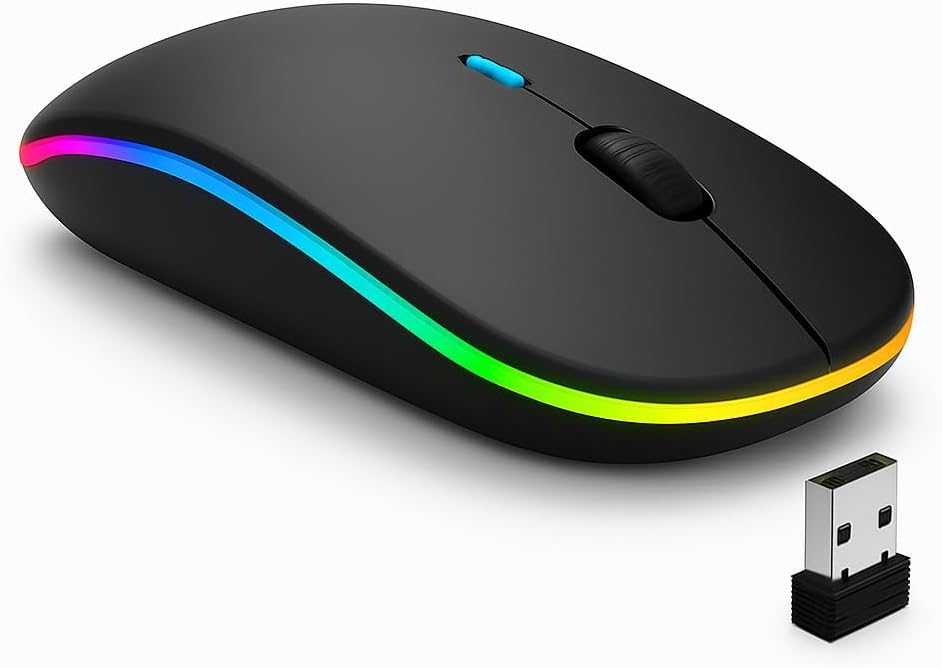 Mouse Sem Fio Recarregável RGB Bluetooth: Vale a Pena?