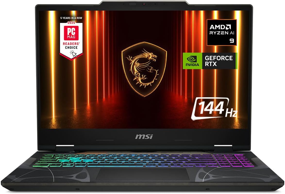 MSI Cyborg 15: Notebook Gaming com RTX 5060 e Processador Ryzen AI