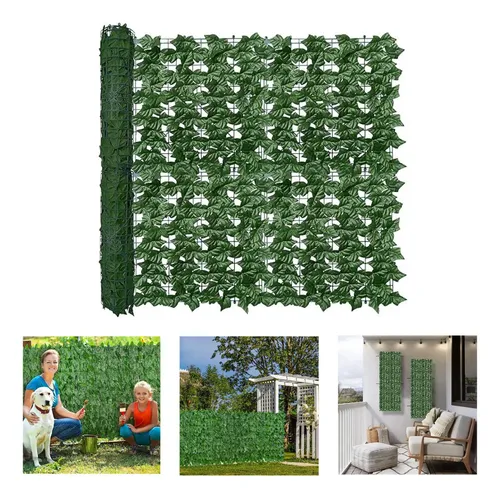 Muro Inglês Jardim Vertical 3x1m Ficus Realista Hibo