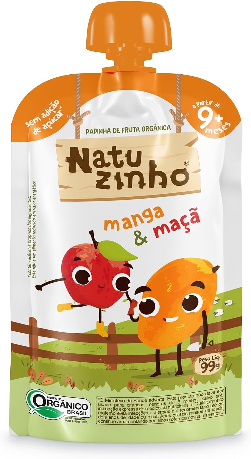 Papinha Natuzinho Orgânica Manga e Maçã vale a pena?