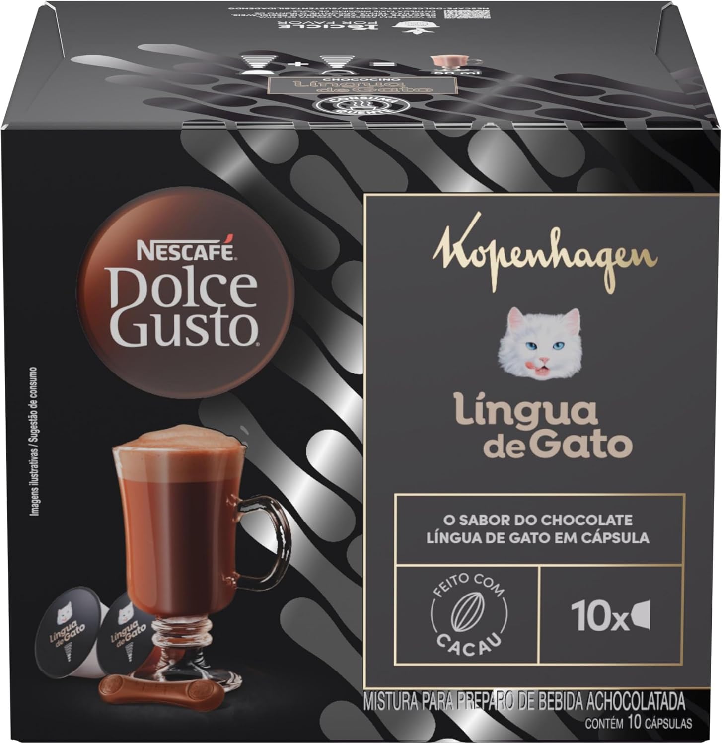Cápsula Nescafé Dolce Gusto Kopenhagen Língua de Gato: Review Completa