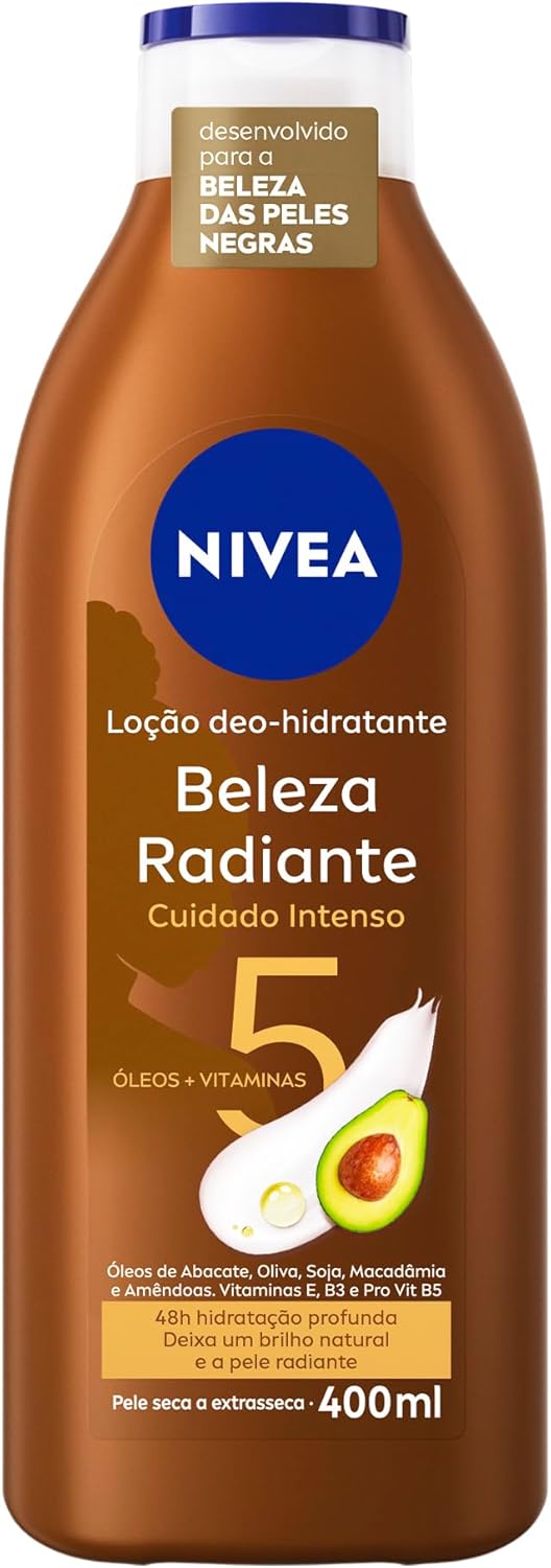 NIVEA Beleza Radiante Cuidado Intenso: Hidratação Focada em Pele Negra