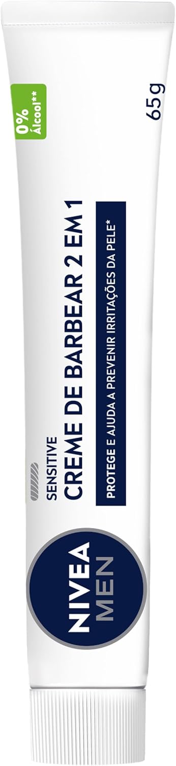 NIVEA MEN Creme de Barbear Sensitive: Vale a pena para peles sensíveis?