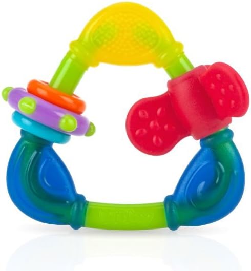Nuby Mordedor Triângulo: Estímulo Sensorial para Bebês