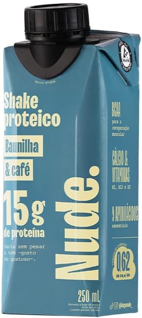 Nude Bebida de Aveia Proteica Baunilha & Café 250ml