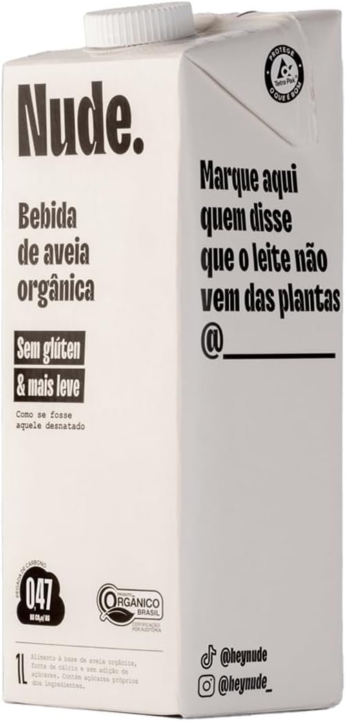 Nude Leite de Aveia Original Orgânico 1l: Vale a Pena?