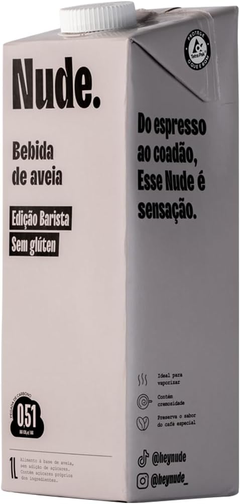Nude Leite de Aveia Barista 1L: Vale a Pena para Cafés?
