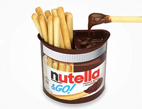 Nutella & Go: O Snack Prático com Palitos de Biscoito e Creme de Avelã