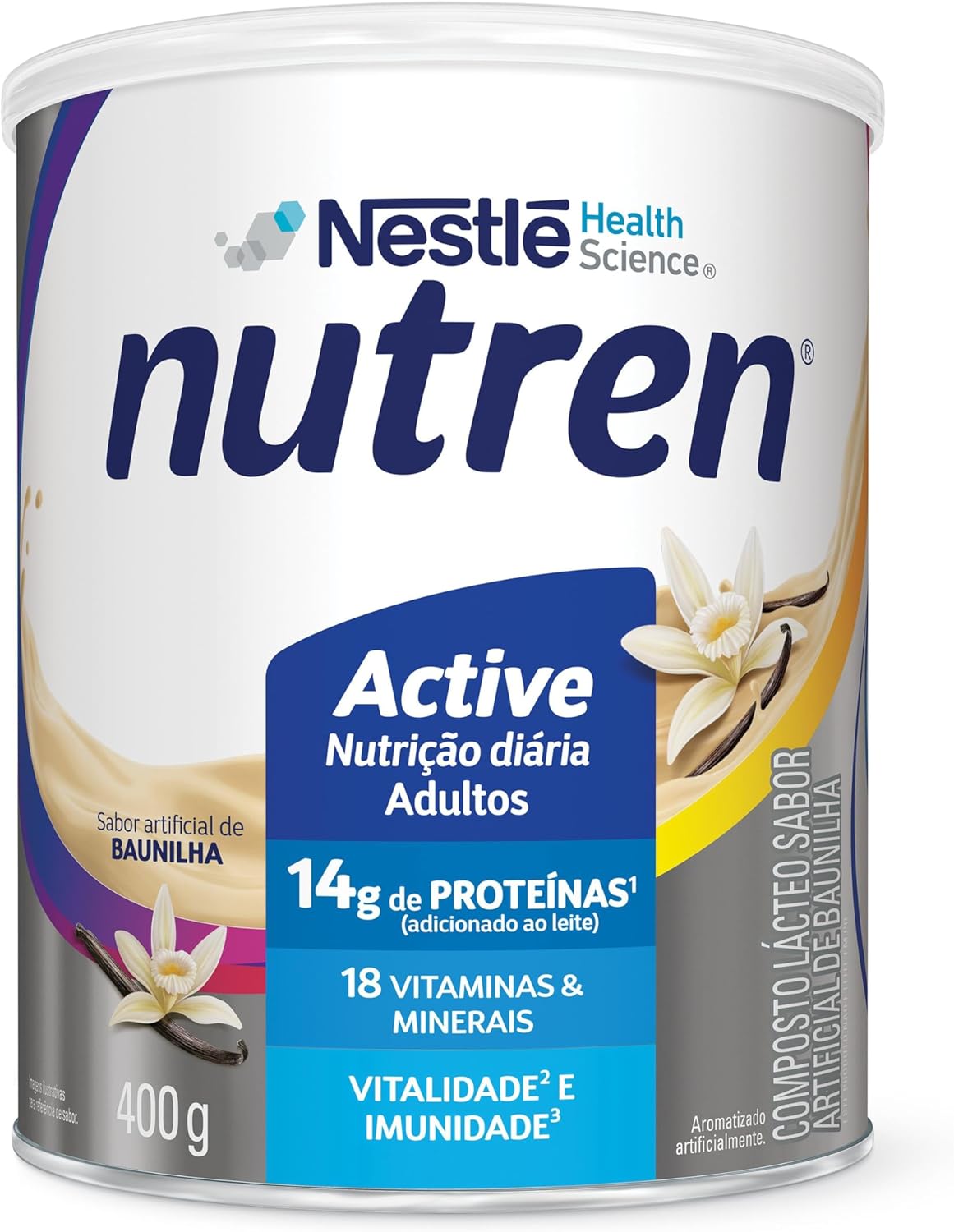 Nutren Active Baunilha 400g: Vale a pena como complemento alimentar?