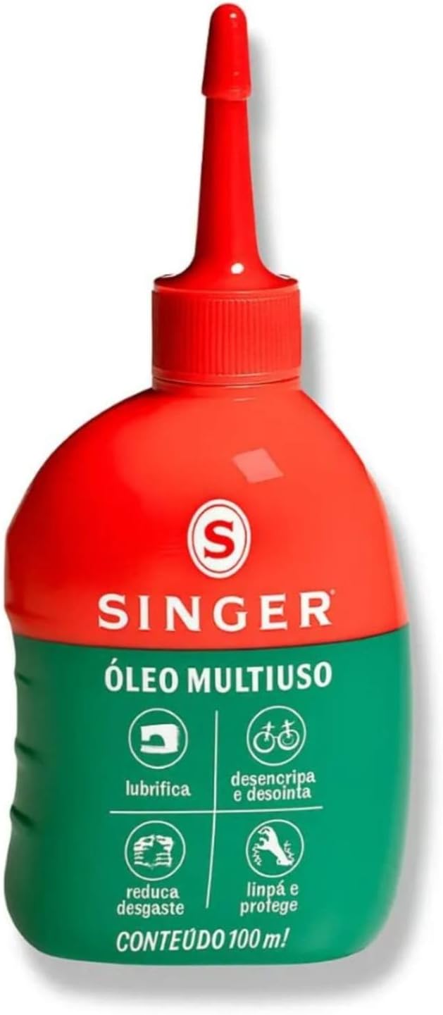 Óleo Lubrificante Multiuso Singer 100ml: Eficiência em Manutenção