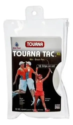Análise: Overgrip Tourna Tac XL Branco (10 Unidades)