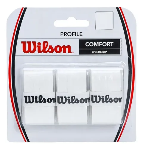 Overgrip Wilson Profile Comfort - Pack com 3 Unidades Branco