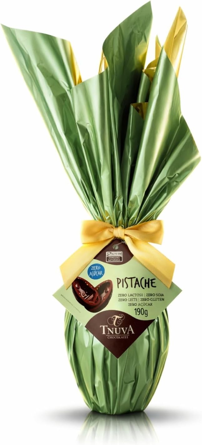 Ovo de Páscoa Zero Açúcar com Pistache 190g