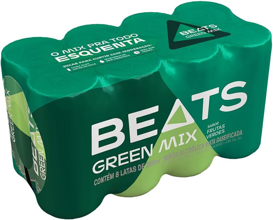 Pack Skol Beats Green Mix, 8 Unidades de 269ml