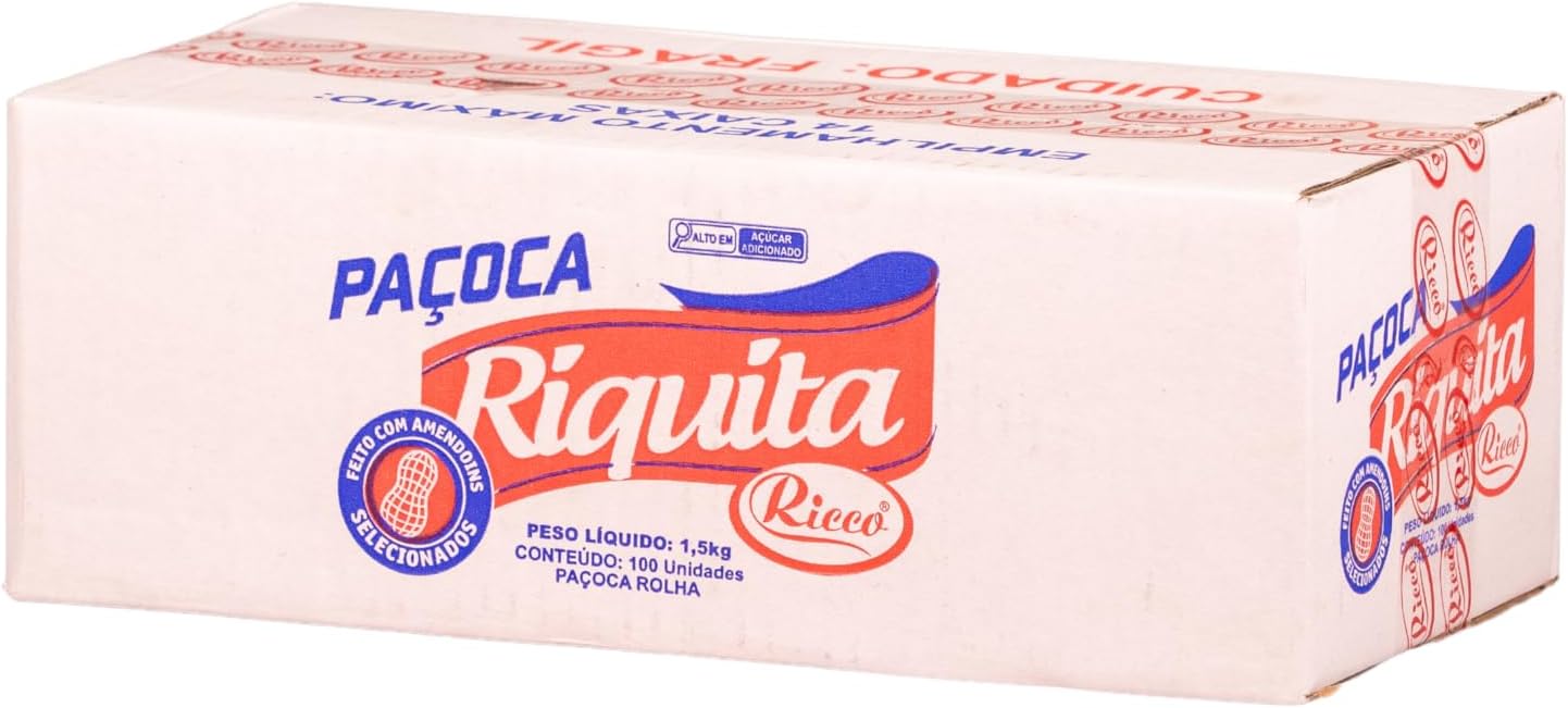 Paçoca Riquita Ricco 1,5kg vale a pena? Avaliação Completa