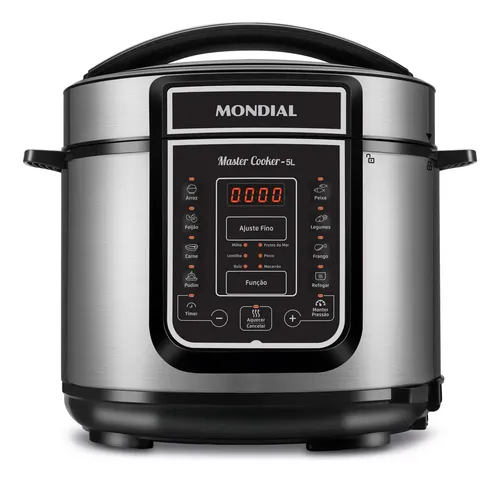 Panela de Pressão Elétrica Digital Mondial 5L PE-38: Praticidade com 900W
