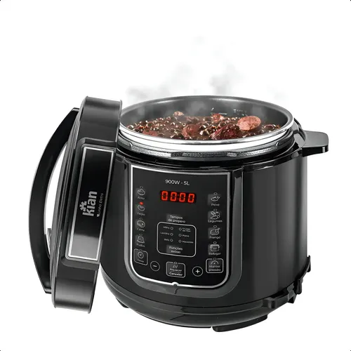 Panela de Pressão Elétrica Kian 5L Inox PPE 101 - Vale a Pena?