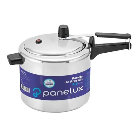 Panela de Pressão Panelux Alumínio Polida 4,5 Litros