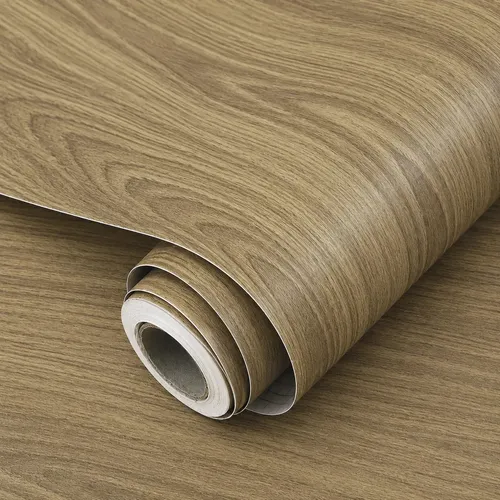 Papel de Parede Adesivo Madeira Cerejeira 3D Fosco 45cm x 10m