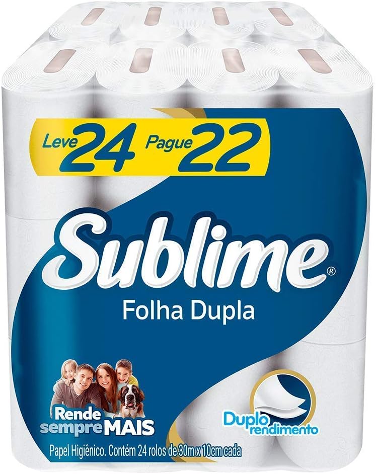 Papel Higiênico Sublime Folha Dupla (24 Rolos): Vale a Pena?