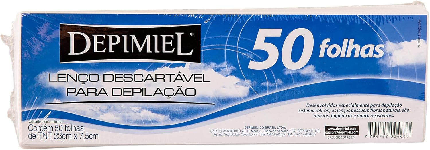Papel para Depilação TNT com 50 Unidades